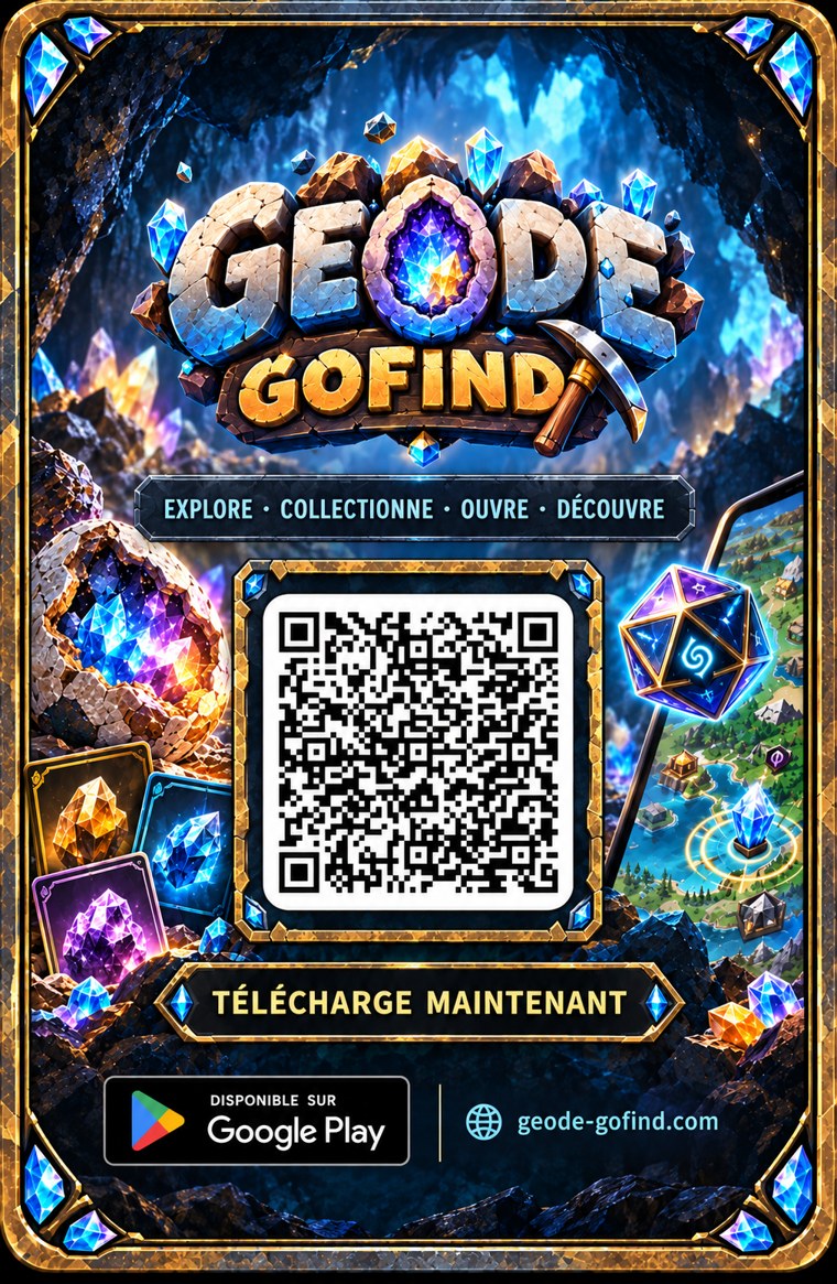 Télécharge Geode GoFind — QR code et Google Play